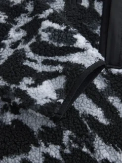 Next Camouflage - Col zippé - Polaire imprimée Clearance