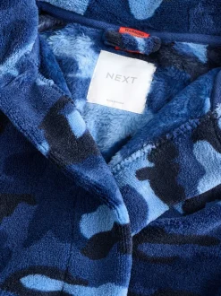 Next Camouflage bleu/bleu marine - Pyjama en laine polaire (1.5-16ans) Discount