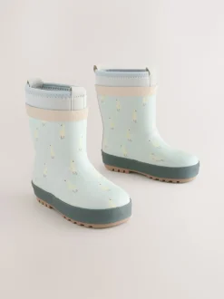 Next canard Bleu - Bottes de pluie à poignets doublés en néoprène Hot