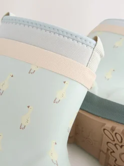 Next canard Bleu - Bottes de pluie à poignets doublés en néoprène Hot