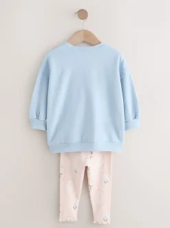 Next Canard bleu à nœud - Sweatshirt & Leggings (3mths-7yrs) Online