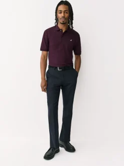 Next Canard rouge bordeaux - Polo Manches courtes Pique Clearance