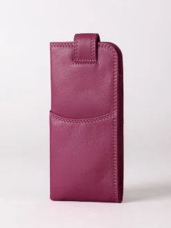 Lakeland Leather - Etui à lunettes canneberge Discount