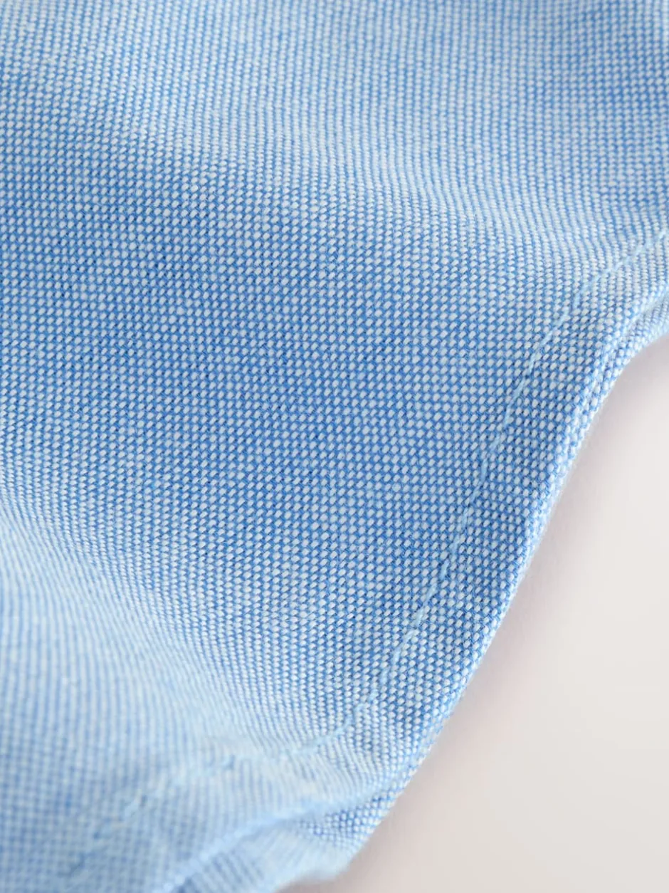 Next Caractère bleu - Chemise Oxford à manches longues (3mths-7yrs) Clearance