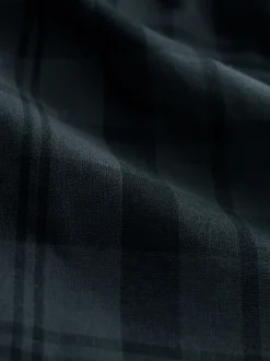 Next Carreaux bleu marine - Veste Hertiage avec col en velours côtelé Discount