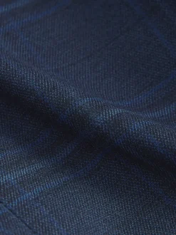 Next - Veste de costume (3-16ans) Carreaux bleu/bleu marine Sale