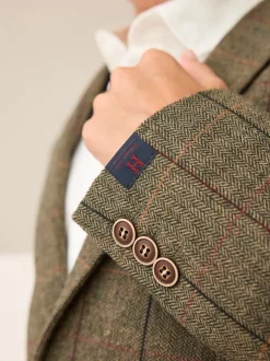 Next Carreaux vert/marron - Blazer (3-16ans) Online