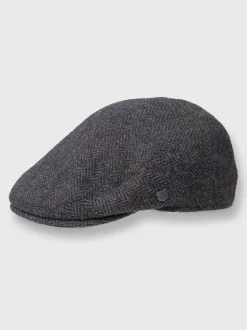 Brook Taverner Casquette plate traditionnelle Harris Tweed® Best