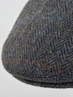 Brook Taverner Casquette plate traditionnelle Harris Tweed® Best