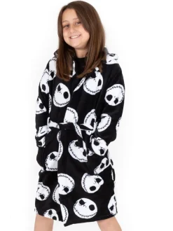 Vanilla Underground - Peignoir unisexe en polaire pour enfant Cauchemar noir avant Noël Hot