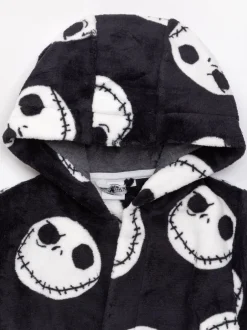 Vanilla Underground - Peignoir unisexe en polaire pour enfant Cauchemar noir avant Noël Hot