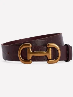 Boden Ceinture Iris en cuir à bordure snaffle Clearance