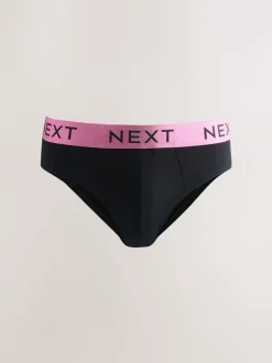 Next Ceinture noire lumineuse - Lot de 10 - Slips riches en coton Online