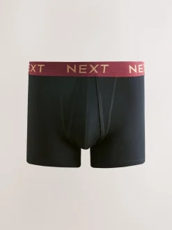 Next - Coupe standard - Caleçon A-Front 10 Pack Ceinture noire riche chinée Best