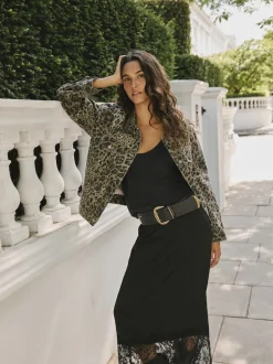 Rockett St George Ceinture épaisse cloutée en cuir Magic and Star Dust