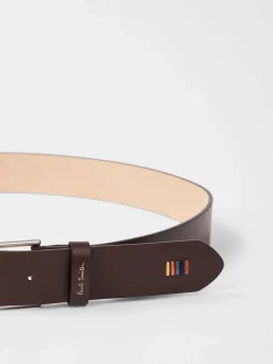 PS Paul Smith Ceinture à logo et détails surpiqués Best