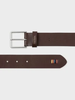 PS Paul Smith Ceinture à logo et détails surpiqués Best