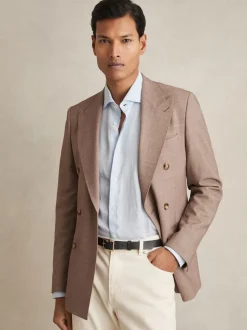 Reiss Ceintures à boucle angulaire en cuir Mateo Hot