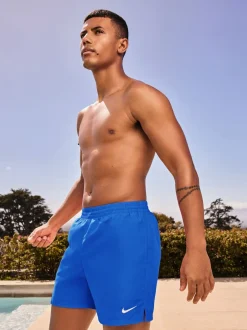 Nike - 5 Inch - Shorts de bain de volley indispensable Chambray bleu Outlet