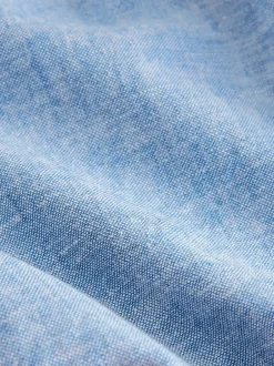 Next Chambray bleu - Pantalon en lin Blend à enfiler (3mois-7ans) Hot