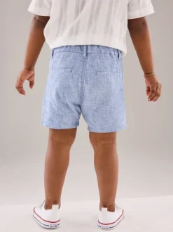 Next - Short Chino (3mths-7yrs) Chambray bleu Clearance