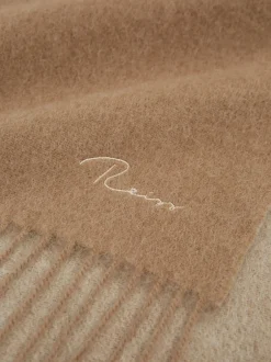 Reiss - Écharpe en laine et cachemire Picton de chameau