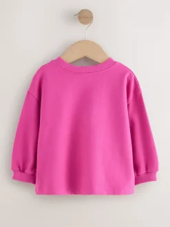 Next - T-shirt à manches longues (3mths-7yrs) Character rose arc-en-ciel Online