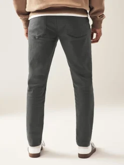 Next - Lit 1 place - Coupe ajustée Classic Jeans extensibles charbon de bois Discount