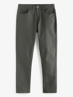 Next - Lit 1 place - Coupe ajustée Classic Jeans extensibles charbon de bois Discount