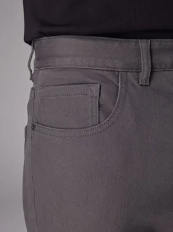 Next - Straight Fit Classic Jeans extensibles charbon de bois Sale