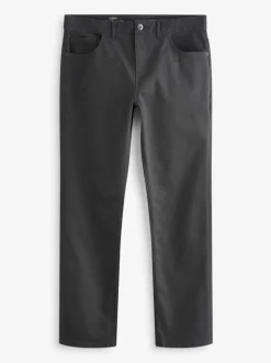 Next - Straight Fit Classic Jeans extensibles charbon de bois Sale