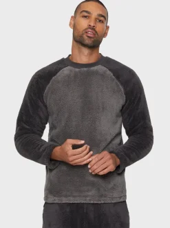 Threadbare charbon de bois - pyjama en peau de mouton Online