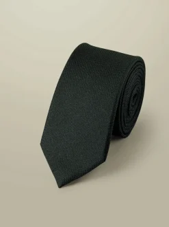 Charles Tyrwhitt Cravate fine et résistante aux taches en soie Best