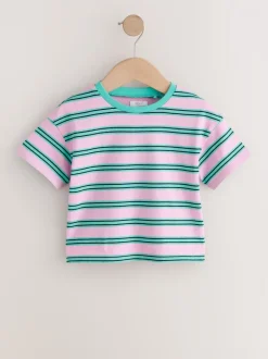 Next Chat Bleu Milieu - Salopettes en Denim imprimées (3mois à7ans) Clearance