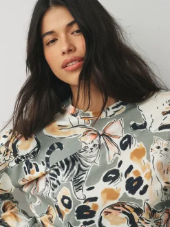 Next Chat neutre - Pyjama à manches longues Online