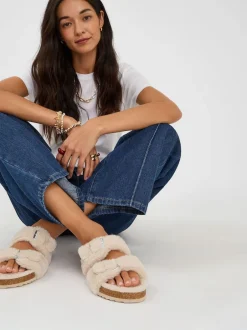 Accessorize Chaussons à boucle duveteuse New