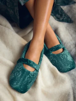 Laura Ashley Chaussons Mary Jane New