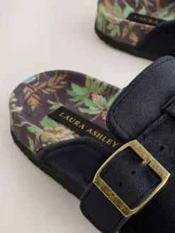 Laura Ashley Chaussons mules semelle en liège New