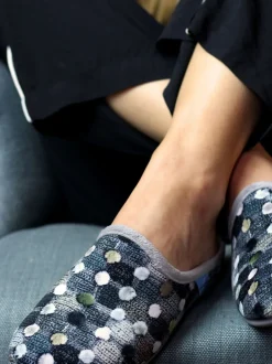 Lunar Chaussons mules Crackle Spotty Sale