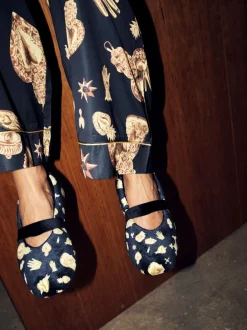 Never Fully Dressed Chaussons Charm Velour Mary Jane Best