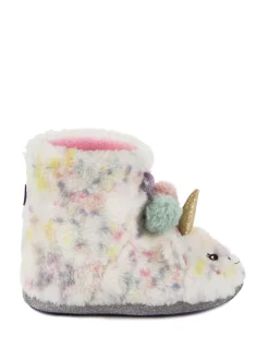 Totes Chaussons licorne en fausse fourrure pour enfant Discount