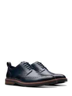 Clarks Chaussures Aldwin Limit en cuir Sale