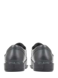 Pavers Chaussures en cuir Coupe ample Noir ajustable Best