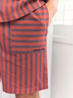 Chelsea Peers pyjama court à rayures floues Discount