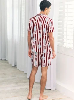 Chelsea Peers pyjama court imprimé pêcheur à rayures Clearance