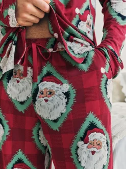 Chelsea Peers pyjama long imprimé Père Noël Jolly Santa Discount