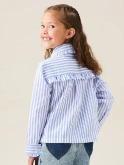 Angel & Rocket Chemise à rayures et col corsage Clearance