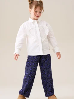 Angel & Rocket Chemise Adelle à imprimé cœur à volants Hot