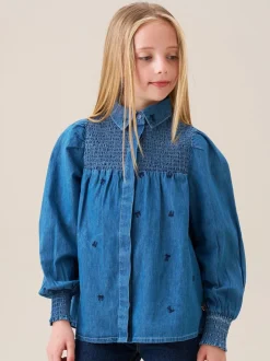 Angel & Rocket Chemise Myla en Denim brodé Online