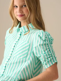 Angel & Rocket Chemise Sammie Rayure à ourlet à volants Clearance